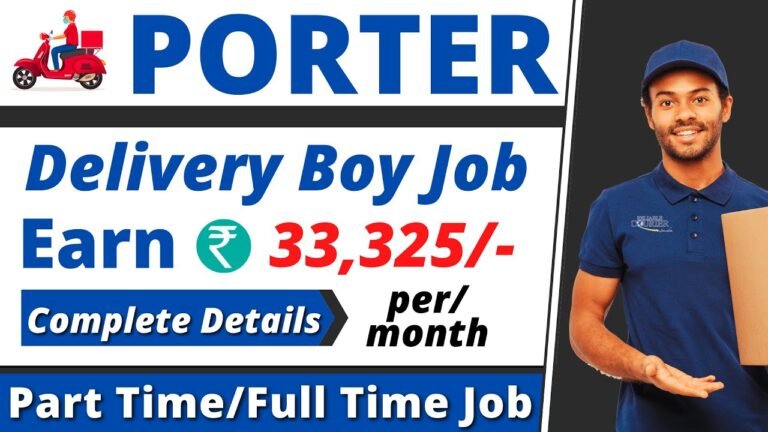 How much can you earn per day with Porter bike delivery